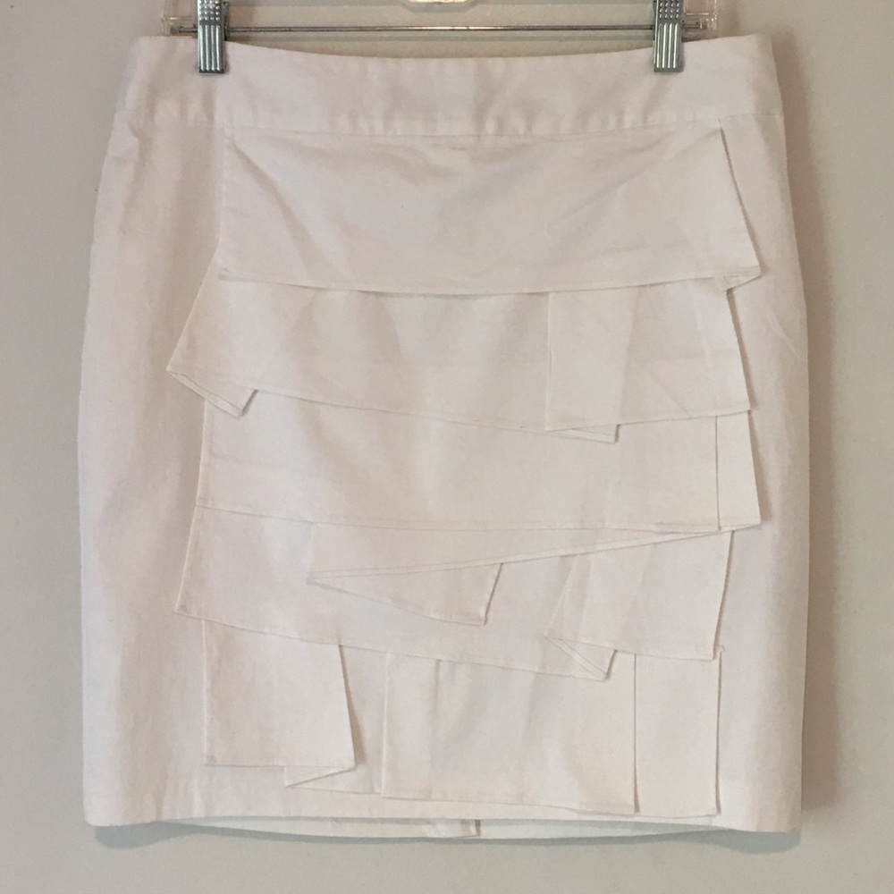The Limited Skirt Flaps Straight Tiered Layered